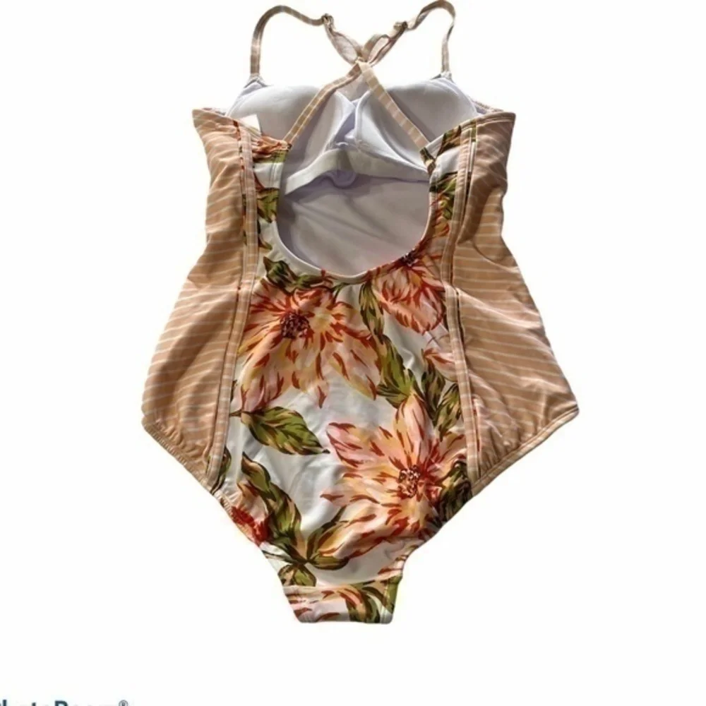 Kona Sol One Piece Bathing Suit NWT